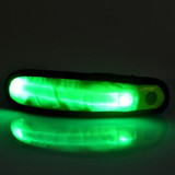 Battery Power Glow Stick Clip-on Marker Polymer Strip LED Light Flashlight(Green)