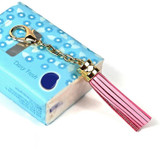 LS01 Tassel Zinc Alloy Keychain Car Hanging Bag Pendant (Pink)