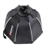 TRIOPO KS2-55 55cm Fast Loading Speedlite Flash Octagon Parabolic Softbox Diffuser (Black)