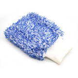 Microfiber Dusting Mitt Car Window Washing Cleaning Cloth Duster Towel Gloves (Blue)