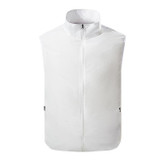 Refrigeration Heatstroke Prevention Outdoor Ice Cool Vest Overalls with Fan, Size:XXXL(White)