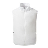 Refrigeration Heatstroke Prevention Outdoor Ice Cool Vest Overalls with Fan, Size:XXL(White)