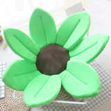 Foldable Bathtub Blooming Sink Lotus Flower Bath Mat Pad for Newborn Baby, Size: 80cm x 80cm x 5cm(Green)