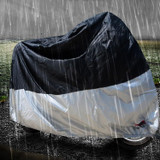 210D Oxford Cloth Motorcycle Electric Car Rainproof Dust-proof Cover, Size: XXL (Silver)