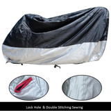 210D Oxford Cloth Motorcycle Electric Car Rainproof Dust-proof Cover, Size: XXXL (Black)