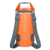 Outdoor Waterproof Dry Dual Shoulder Strap Bag Dry Sack, Capacity: 15L (Orange)