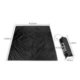 AOTU AT6212 Oxford Cloth Outdoor Camping Picnic Mat, Size: 210 x 200cm (Black)