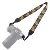 PULUZ Retro Ethnic Style Multi-color Series Sunflower Shoulder Neck Strap Camera Strap for SLR / DSLR Cameras