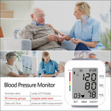RZ204 Automatic Digital Wrist Cuff Blood Pressure Monitor Heart Beat LCD Digital Wrist Watch