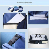 Newborn Baby Portable Travel Foldable Bed Mummy Pack Bag(Dark Blue)