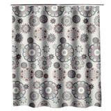 Bohemian Mandala Shower Curtains Bathroom Geometric Waterproof Bath Curtain, Size:180x200cm