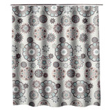Bohemian Mandala Shower Curtains Bathroom Geometric Waterproof Bath Curtain, Size:260x200cm
