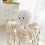 Creative Cute Octopus Plush Toys Children Gifts, Height:80cm(White)