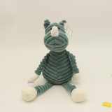 Striped Animal Plush Toy Doll Creative Animal Doll, Type:Rhinoceros, Height:42cm