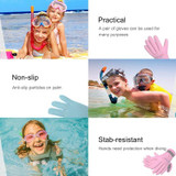 DIVE&SAIL 3mm Children Diving Gloves Scratch-proof Neoprene Swimming Snorkeling Warm Gloves, Size: M for Aged 6-9(Blue)