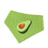 Refreshing Avocado Pet Scarf Three-layer Thickened Waterproof Saliva Towel, Size: M