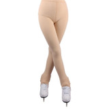 Ice Skating Skateboarding Figure Skating Pants Thermal Long Pantyhose Ice Skate with Shoes Cover(skin thin half cover)