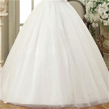 Vintage Lace Short Sleeved Round Neck Slim Slim Wedding Dress, Size:S(White)
