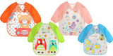 Baby Bibs Waterproof Long Sleeve Apron, Size:One Size(Giraffe)