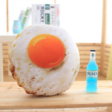 Simulation Stuffed Cotton Soft Fried Egg Cushion Sleeping Pillow Plush Baby Toys(38cm)