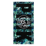 Printed Soft Bath Towel Adult Cotton Beach Pad Towel Size: 147x71cm(Leaf KS-6)