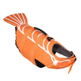 Dog Supplies Pet Swimwear Life Jackets, Size: M(JSY01 Orange)