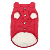 Winter Pet Coat Clothes for Dogs Winter Clothing Warm Dog Clothes, Size:XXXL(Red)