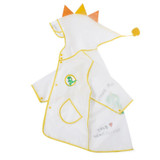 Carton Children Raincoat With Schoolbag Seat Poncho, Size: XXL(Frog)
