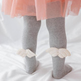 Spring And Autumn Children Tights Baby Knitting Pantyhose Size: XL 4-6 Years Old(Khaki)