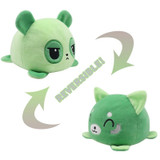 2 PCS Cute Plush Flip Toy Double-Sided Doll(Green Panda)
