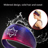 2 PCS Sports Fitness Antiperspirant Headband Sweat-Absorbent Headband Sweatband(Classic Black)