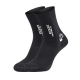 ZCCO 3mm Warm Non-Slip Diving Socks Anti-Wear Ankle Fins, Size:45-46(Black)
