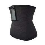 158 Sports Fitness Burst Sweat Belt Abdomen Wrap And Waist Belt, Size: XXXL(Black)