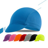 WG0002 Outdoor Cycling Small Cap Sunscreen Dust-Proof Shading Bicycle Cloth Cap(Blue)