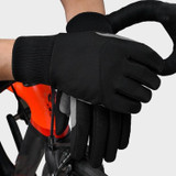 Boodun Long Finger Cycling Gloves Outdoor Sports Hiking Bike Gloves, Size: M(Black)