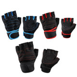 ST-2120 Gym Exercise Equipment Anti-Slip Gloves, Size: M(Black)