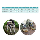 4 PCS / Set HCPET Dog Shoes Breathable Net Dog Shoes, Size: No.4 5.5cm(Natural Yellow)