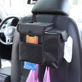 SN720 Car Multifunctional Trash Can Hanging Foldable Storage Bag, Style: Towel Trash Can