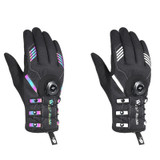 A Pair WEST BIKING Cycling Breathable Self-locking Gloves with Buckle, Size: XL(Colorful Type)