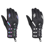 A Pair WEST BIKING Cycling Breathable Self-locking Gloves with Buckle, Size: XL(Anti-light Type)