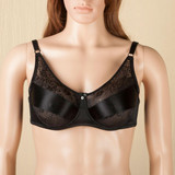 BR-JKN1063 Crossdressing Fake Breast Bra Without Fake Breast, Size: 40/90d(Black)