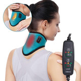 USB Electric Heating Neck Protector Graphene Neck Pain Relief Tool(Sea Green)