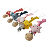 Animal Head Pacifier Chain Newborn Pacifier Clip, Style: Airplane