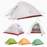 Naturehike NH15T002-T1 Ultralight Tent Outdoor Camping Rainproof Tent, Colour:20D Silicone Light Gray, Style:2 People