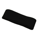 Unisex Sweat Wicking Stretchy Exercise Yoga Gym Bandana Headband Sweatband Head Tie Scarf Wrap, Size: 1.2*0.06m (Black)