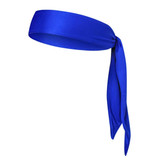 Unisex Sweat Wicking Stretchy Exercise Yoga Gym Bandana Headband Sweatband Head Tie Scarf Wrap, Size: 1.2*0.06m (Blue)