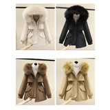 Loose Thickening Down Padded Jacket (Color:White Size:XL)