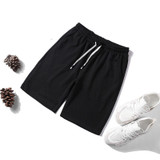Men Casual Loose Shorts (Color:Black Size:XXL)