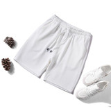 Men Casual Loose Shorts (Color:White Size:XXL)