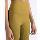 One Piece High Waist Tight Yoga Pants (Color:Crape Size:S)